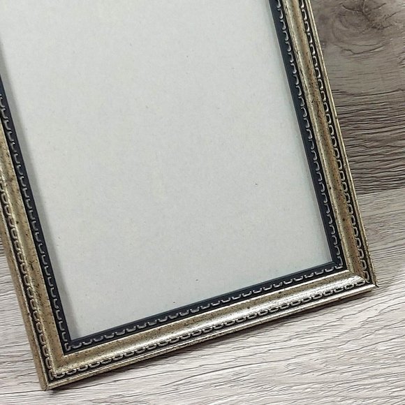 Photo Frame Ornate Bronze Wooden Table Top Wall Mount Picture Display Home Décor - Picture 8 of 16